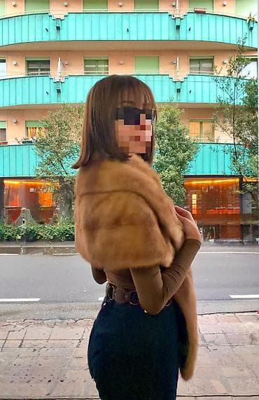 Cinslər: Vintage Mink kürk şal/bolero Italya/Milanda vintage magazadan — 6
