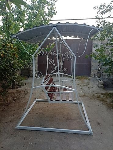 taxta yellencekler: Divan-yelləncək, Zontikli, Metal — 2