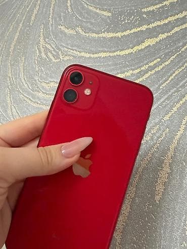 IPhone 11, 64 GB, Qırmızı, Face ID