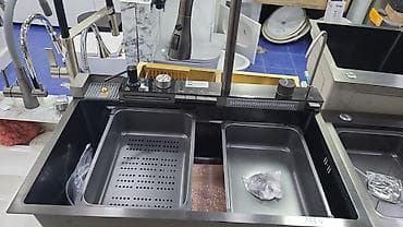 metbex canaqlari: Kvadrat Mətbəx çanağı, Paslanmaz polad — 1