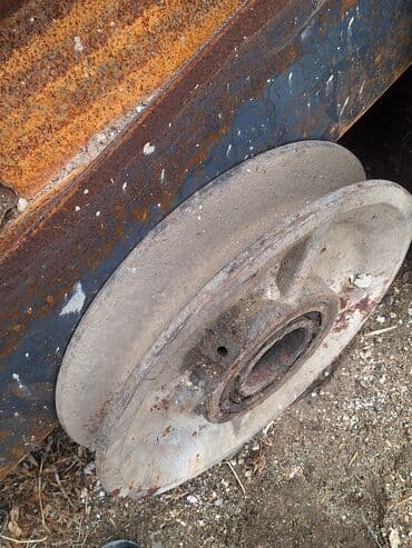 замки для транспортерной ленты: Sənaye tipli ikili şkiv (kəmər kasnağı) - Material: ağır tökmə metal — 2