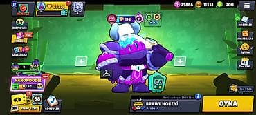 Brawl Stars hesabı – yüksək səviyyəli, tam dolu - Kupa yolu: 65.556 — 3
