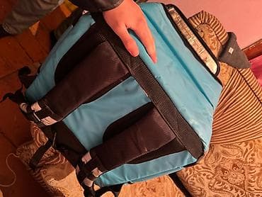 İstehsal avadanlığı: Salam yenidir 1 ay istifadə olunub. Wolt çatdırılma üçün termo kürək — 3