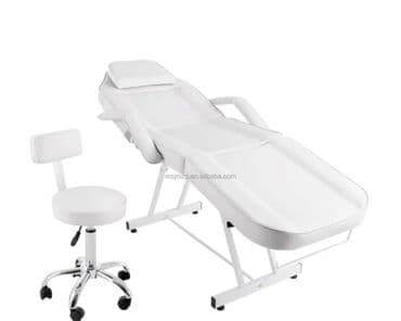 stul üzü: Yeni, Kosmetoloji kuşetka, Qatlanan, rəng - Ağ — 1