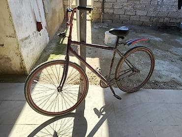 velosiped 16 liq: Şəhər tipli velosiped - Klassik polad çərçivə, düz sükan - 28" — 1