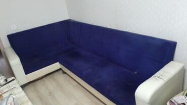 Divan və kreslo dəstləri: Künc divan, Parça — 2