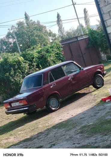 opel astra 2007: VAZ 2107 sedan Xarici: - Tünd albalı rəngli kuzov - Xrom ön barmaqlıq — 8