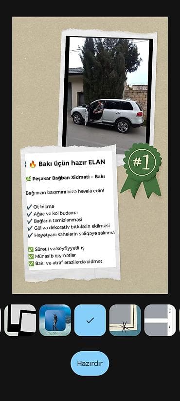 Peşəkar Bağban Xidməti – Bakı Bağınızın tam qayğısını etibar edin: -