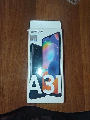 Samsung Galaxy A31, rəng - Qara, Barmaq izi
