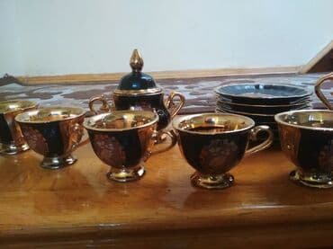 женьшень капсулы для набора веса: Чайный набор, цвет - Золотой — 3