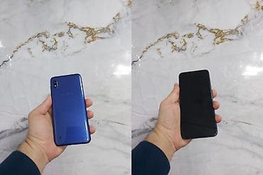 Samsung Galaxy A10, 32 GB, rəng - Göy, Zəmanət, Sensor, İki sim kartlı