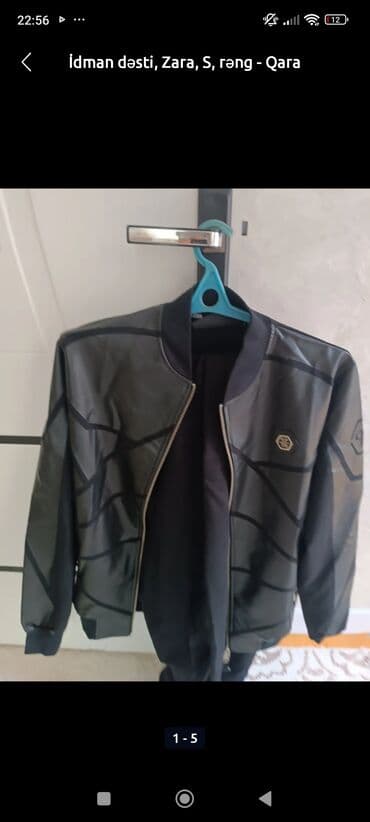 спортивный костюм азербайджан: Мужской спортивный костюм, Zara, S, цвет - Черный — 4