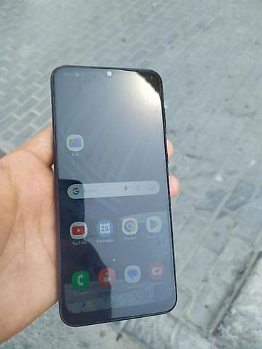 canon eos 6d mark 2: Samsung Galaxy A22, 32 GB, rəng - Qara, İki sim kartlı, Barmaq izi — 1