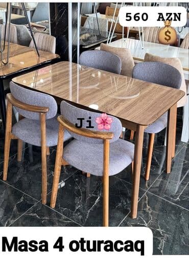 taxta stol stul satiram: Yeni, 4 stul — 1