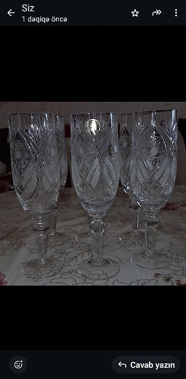 3d ekran sekilleri: Qədəhlər, Xrustal, 6 ədədli dəst, Rusiya — 4