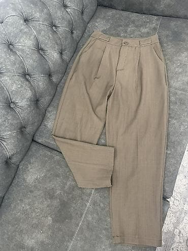 klasik şalvar: Kişi klassik şalvarı - Rəng: tünd bej/kaffe (taupe tonları) - Kəsim — 1