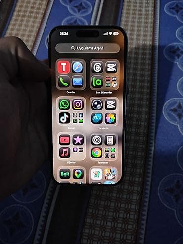 philips xenium 9@9h: IPhone 15 Pro, 128 GB, Natural Titanium, Face ID — 6