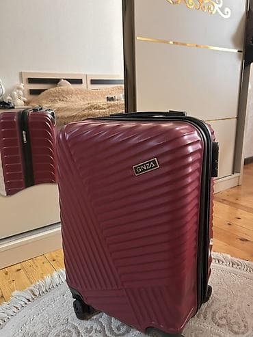 Охота и рыбалка: Ginza əl yükü çamadanı – bənövşəyi/bordo rəng.İstanbuldan alınıb bır — 1