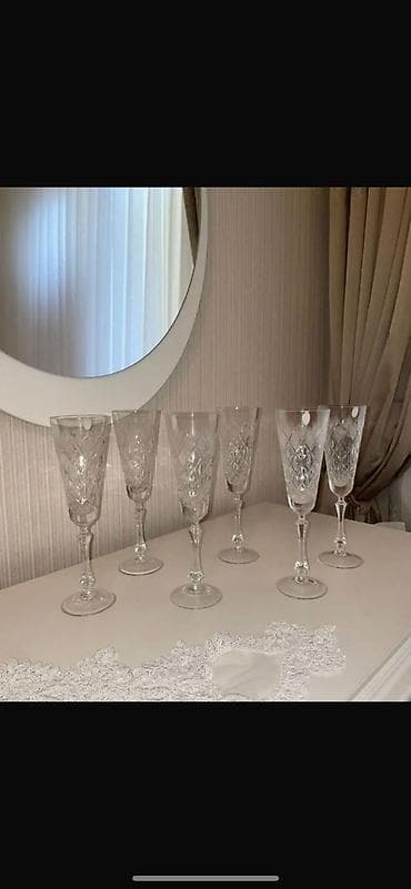 Qədəhlər, 6 ədədli dəst