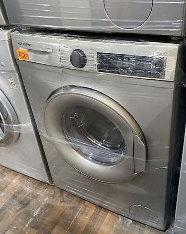 Hoffmann önyükləməli paltaryuyan maşın - Rəng: metalik/gümüşü - Ön