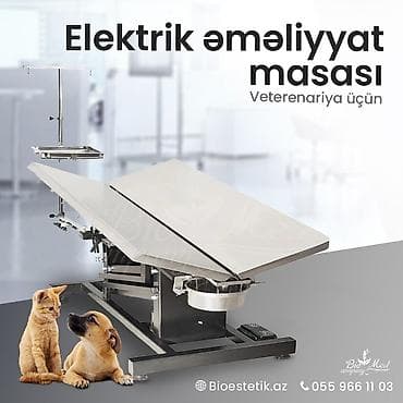 Heyvanlar üçün elektrik əməliyyat masası