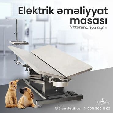 ilan qovan aparat: Heyvanlar üçün elektrik əməliyyat masası — 1