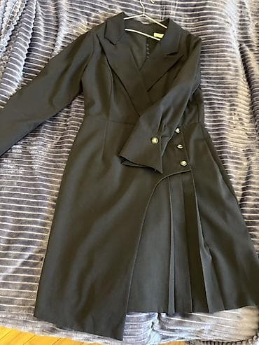 converse canta: Qadın geyimi – “WHITE” markalı qara don - Model: WHITE ELBISE 5152 — 10