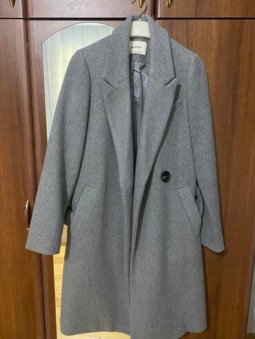 hazır hicablar: Palto, Stradivarius, S, rəng - Boz — 1