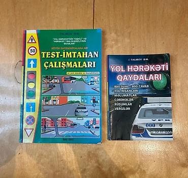 Məhsul: Yol hərəkəti üzrə tədris dəstəsi – 2 kitab 1) “Test-İmtahan