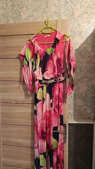 beli: Çiçək naxışlı uzun yay donu - Model: maxi uzunluqda, yüngül axıcı — 4