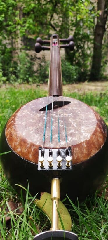 saz musiqi aləti: Professional Kamança Kamança profesional Üz dərisi Palmer balığı — 8