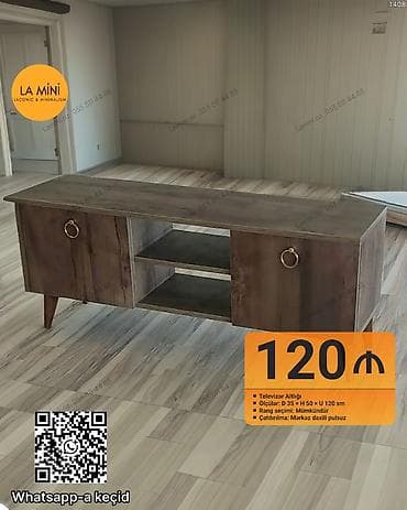 Düz TV altlığı, Polkalı, Taxtalı