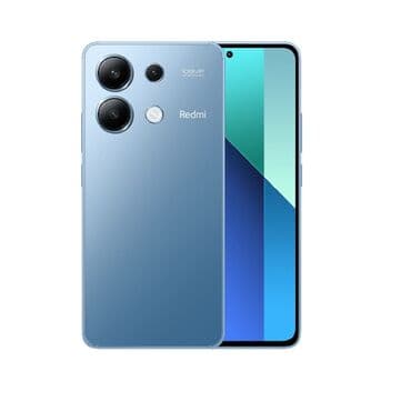 телефон баку: Redmi Note 13, 256 ГБ, цвет - Голубой, С документами — 1