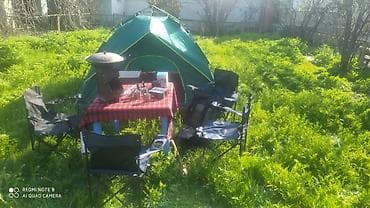 berber mebeleri: Kempinq dəsti – açıq hava üçün tam komplekt Dəst tərkibi: - 2 qapılı — 1