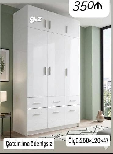 qapi kraskalari: 6 qapı, Siyirməli, Ağ, Açılan, Düz dolab — 1