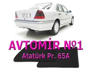 mersedes disk təkər: Mercedes W202 ücün yan pərdələr 🚙🚒 Ünvana və Bölgələrə ödənişli — 1