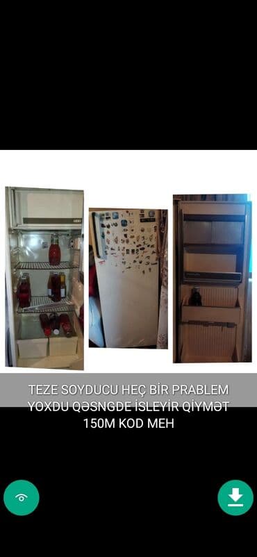 soyuducu ev üçün: İşlənmiş Soyuducu Satılır — 3