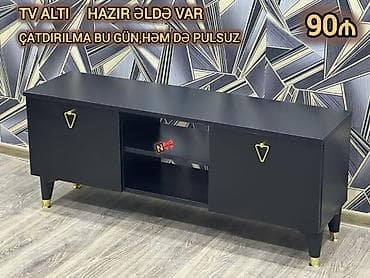Yeni, Düz TV altlığı, Polkalı, Laminat — 1