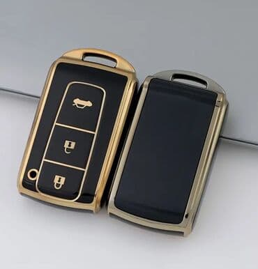 Toyota Prius 20 gövdə üçün Qara rəngli, qızılı və gümüşü haşiyəli