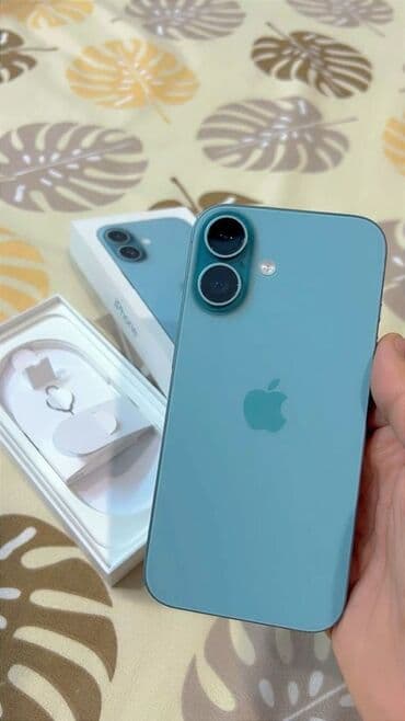 azerbaycan iphone 11 pro max: IPhone 16, 128 GB, Mavi, Face ID — 5