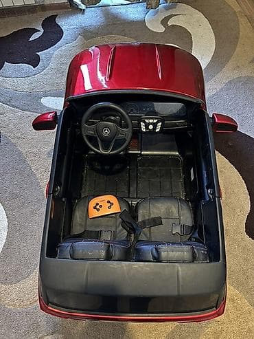 Игрушки: Uşaqlar üçün elektrikli minik avtomobili – qırmızı rəngli SUV tipli — 3