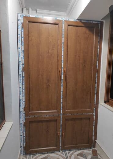 taxta qapi sekilleri: Plastik şkaflar(dolablar) balkonabloka, ev üçün ən yaxşı seçimdir — 9