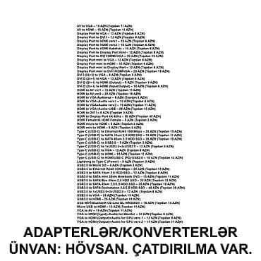 4g mifi modem satilir: Adapterlər/Konverterlər (Çeviricilər) SAYLA ALANA VƏ USTALARA TOPDAN — 2