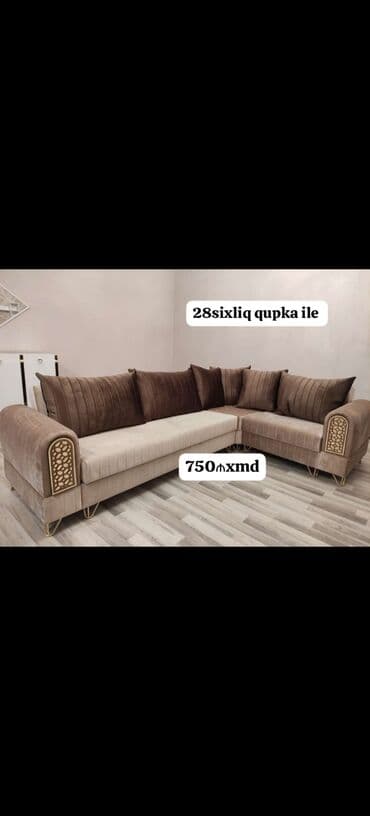 угловые диваны в баку: Угловой диван, Раскладной, Ткань — 35