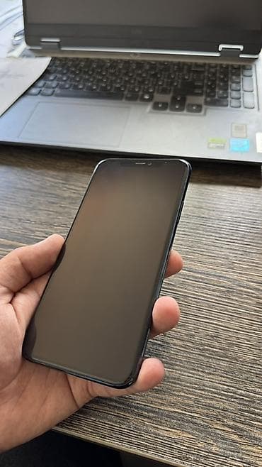 iphone 7 batarya: IPhone 11 Pro Max, 256 GB, Matte Midnight Green, Qırıq — 7