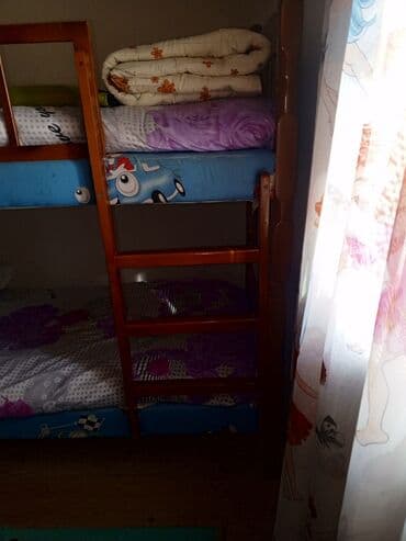Digər uşaq mebeli: Oğlan və qız üçün, Çarpayı, Matras ilə, Siyirməsiz, Taxta — 2