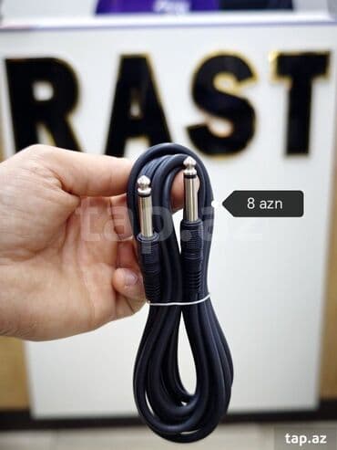 dicey aparatı: Kabel RC-F1 Musiqi alətləri kabeli RC-F1M SES KABELI Gitara kabeli — 12