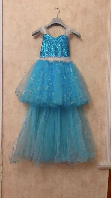 Elza kostyumu, 8 - 9 yaş, İşlənmiş