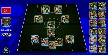 oyun konsulları: EFootball hesabı – yüksək reytinqli komanda quruluşu - Oyun — 1