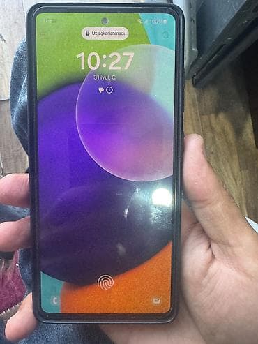 galaxy tab a8: Samsung Galaxy A52 5G, rəng - Qara, Face ID — 1